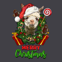 Merry Christmas Alpaca Face Heavyweight Hoodie | Teevron