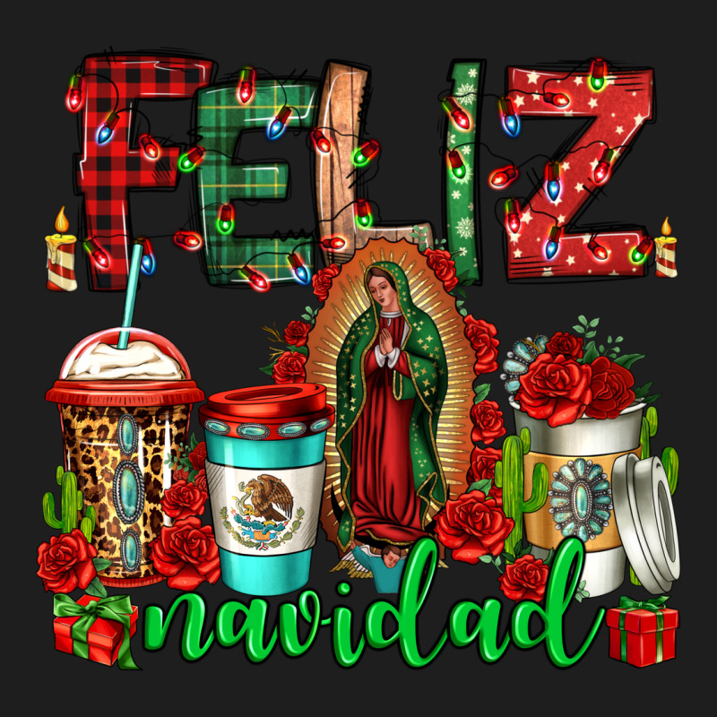 Feliz Navidad Lady Of Guadalupe Christmas Coffee Classic Tee by Jasminsmagicworld | Teevron