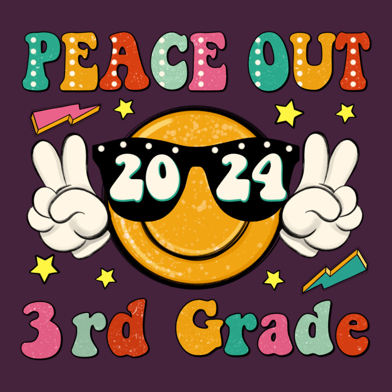 Peace Out 2024 3rd Grade Long Sleeve Tee by JahusDesignShop | Teevron