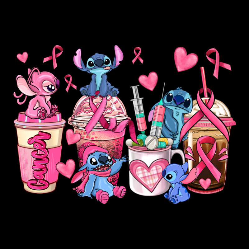 Breast Cancer Stitch Coffee Cups Premium Tee by AdoDesignShop | Teevron