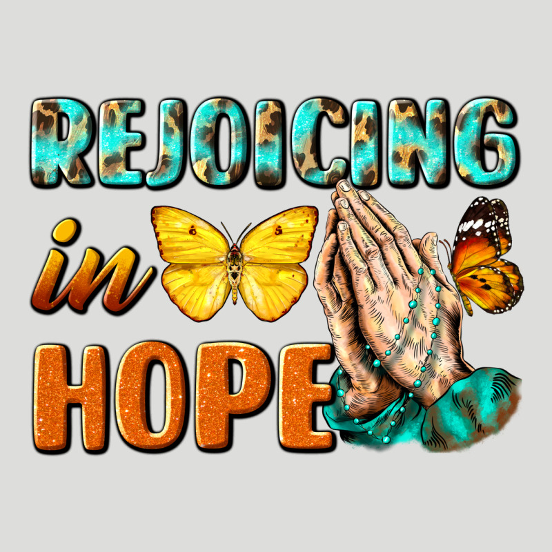 Rejoicing In Hope Zipper Hoodie by NancyCooperArtShop | Teevron