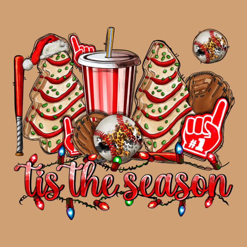 Tis The Season Christmas Tree  Cake Baseball Vintage Tee by AdoDesignShop | Teevron