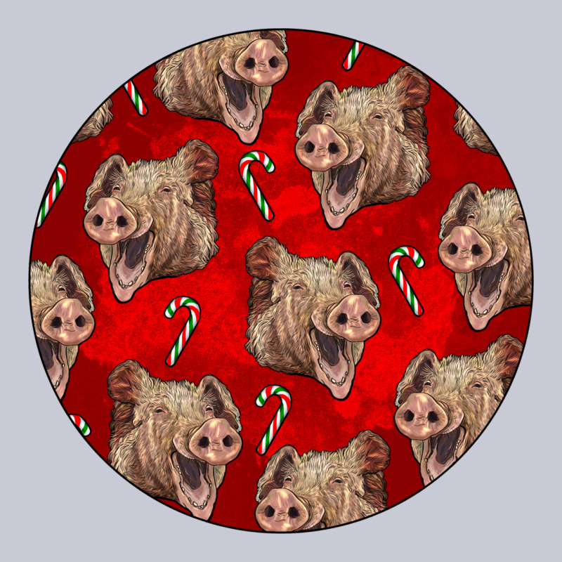 Christmas Pig Heavyweight Hoodie by LillyAllenDesigns | Teevron
