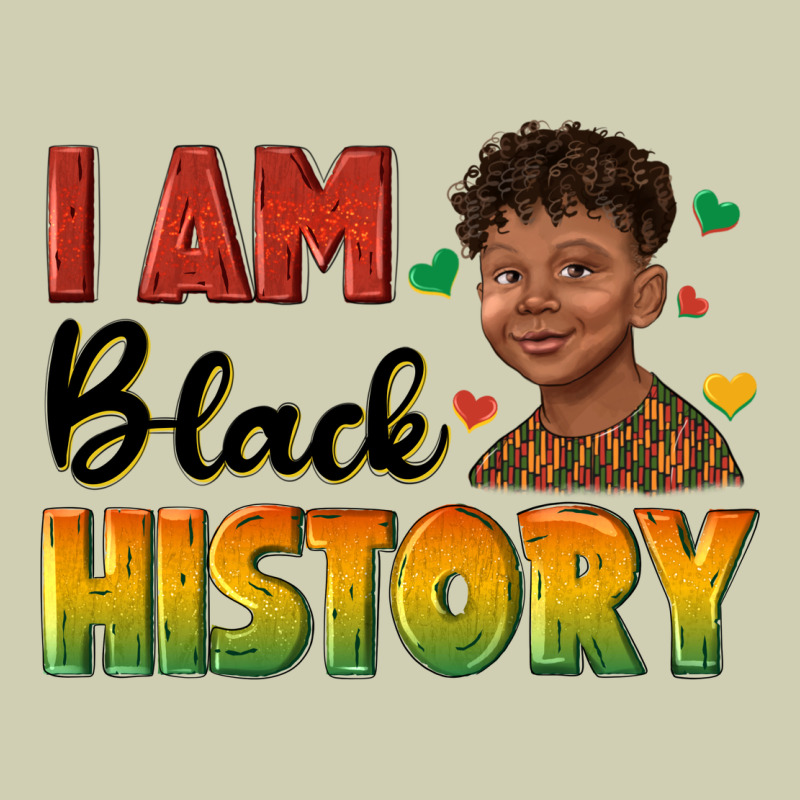 I Am Black History With Afro Black Boy Heavy Core Tee by texasbilliewilder | Teevron