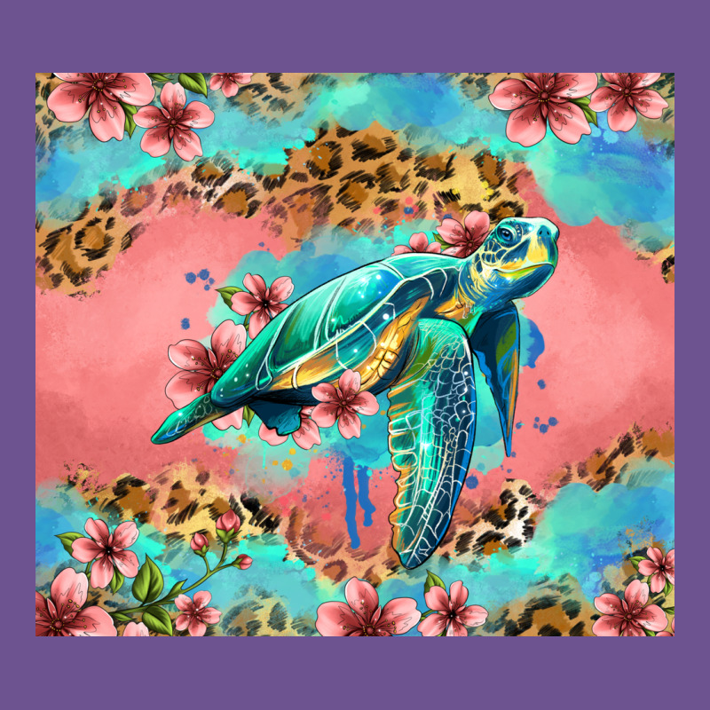 Floral Turtle Vintage Tee by Jasminsmagicworld | Teevron