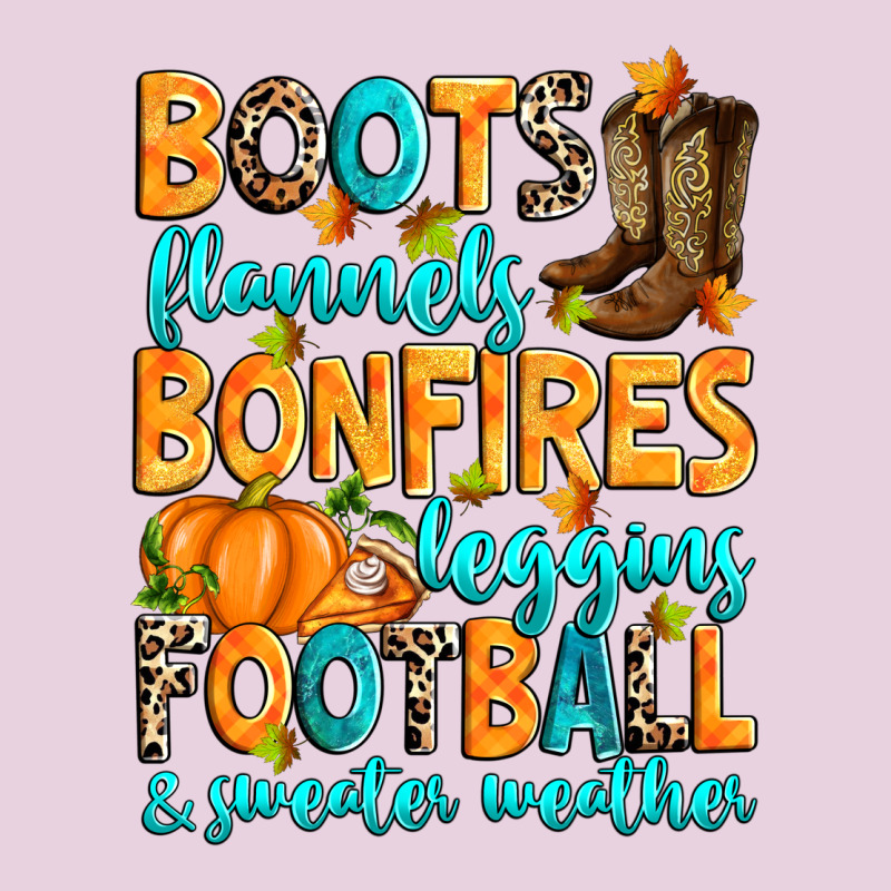 Boots Flannels Bonfires Leggins American Football Ladies Tee by RanaPortraitStore | Teevron
