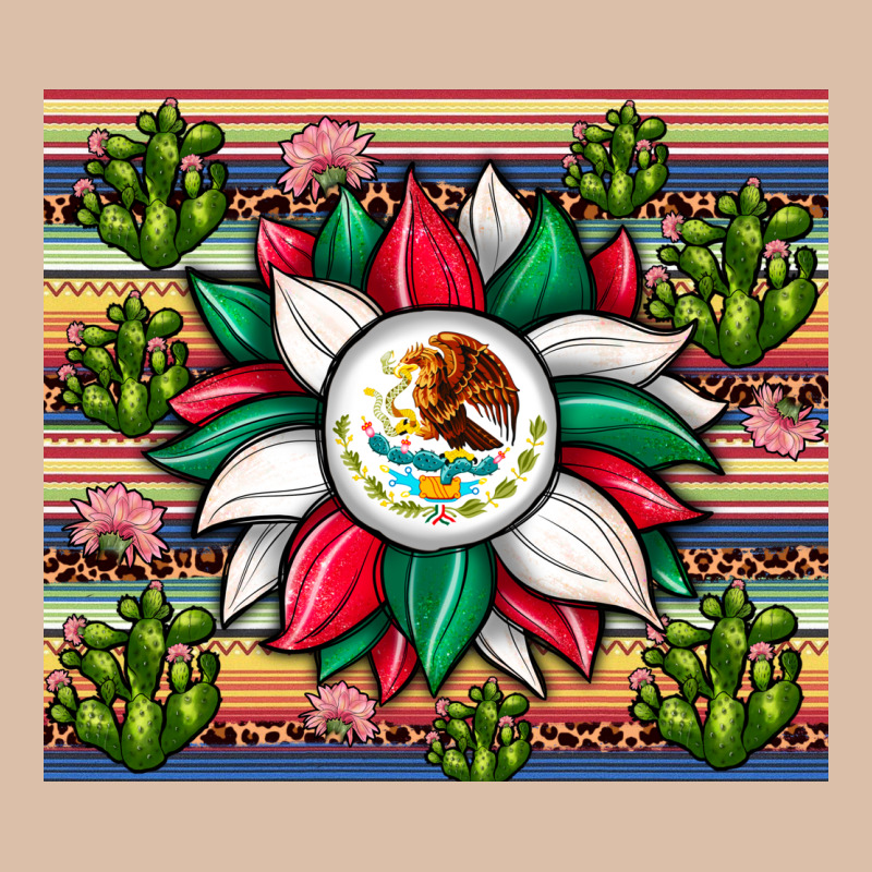 Sunflower Mexican Flag Tumbler Urban Heavy Tee by JahusDesignShop | Teevron