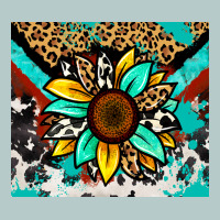 Turquoise Gemstone Sunflower Heavy Core Tee | Teevron