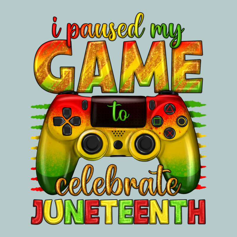 I Paused My Game Celebrate Juneteenth Heavy Core Tee by texasbilliewilder | Teevron