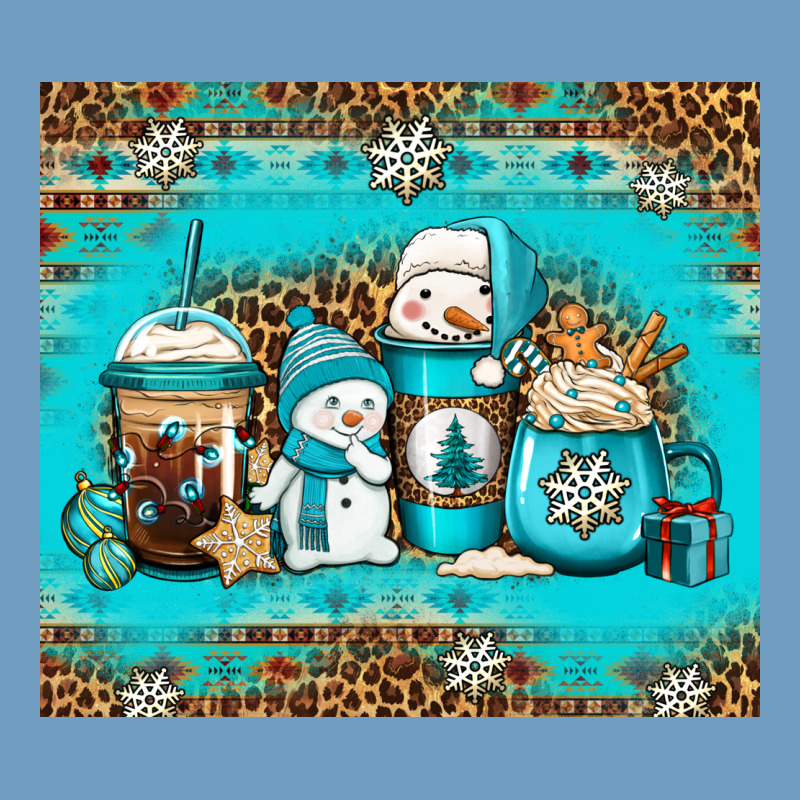 Winter Snowman Coffee Urban Heavy Tee by Jasminsmagicworld | Teevron