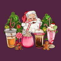 Pink Christmas Santa Coffe Cups Urban Hoodie | Teevron