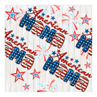 american mama seamless pattern | Teevron