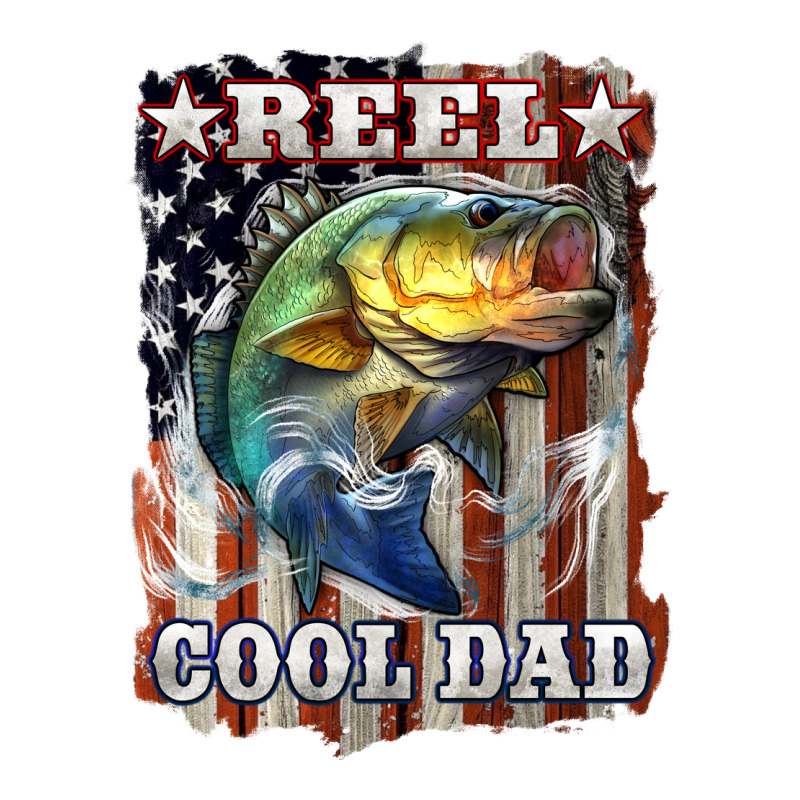 Reel Cool Dad Bass Long Sleeve Tee by LillyAllenDesigns | Teevron