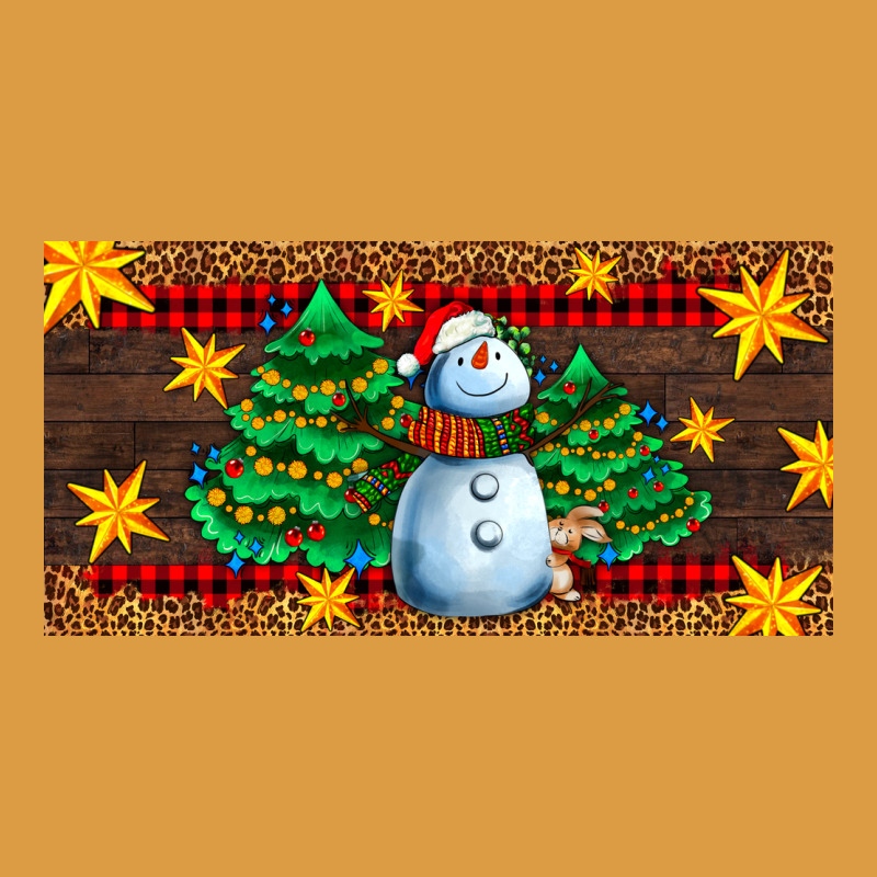 Christmas Tree With Snowman Urban Heavy Tee by AdoDesignShop | Teevron