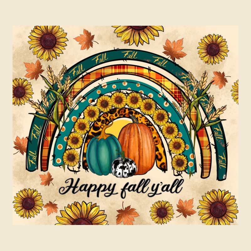 Happy Fall Y'all Ladies Tee by RanaPortraitStore | Teevron