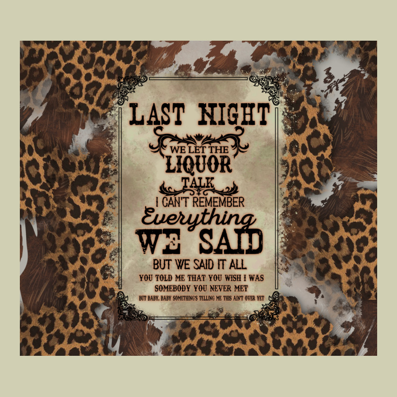 Last Night We Let The Liquoe Talik Heavy Core Tee by Zillion Design Studio | Teevron
