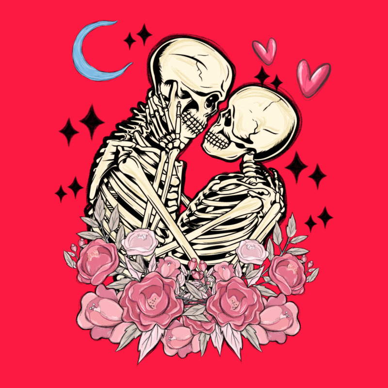 The Lovers Skeletons Zipper Hoodie by MaliasSmallBusiness | Teevron