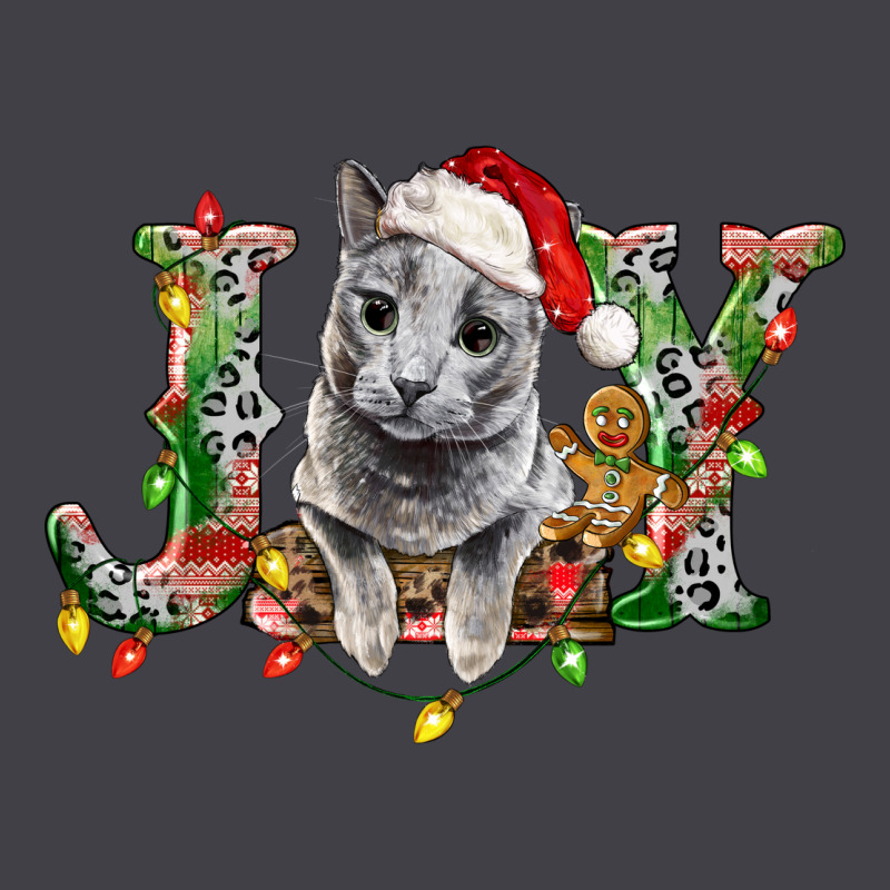 Russian Blue Cat Joy Heavyweight Hoodie by LillyAllenDesigns | Teevron