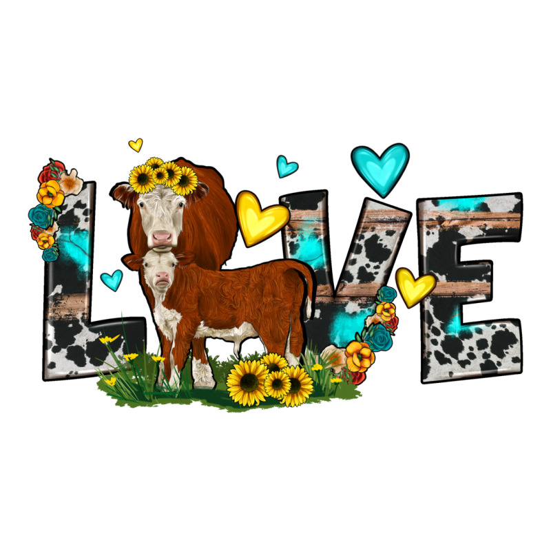 Love Western Cow Ladies Tee by JahusDesignShop | Teevron