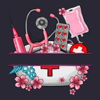 Custom Name Nurse Hat And Elements Vintage Tee | Teevron