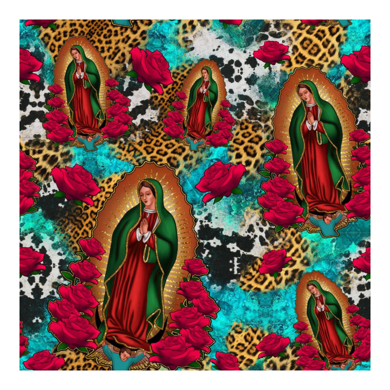 Lady Of Guadalupe Western Seamless Long Sleeve Tee by Jasminsmagicworld | Teevron