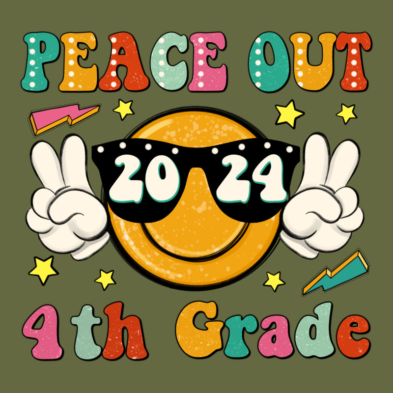 Peace Out 2024 4th Grade Long Sleeve Tee by JahusDesignShop | Teevron