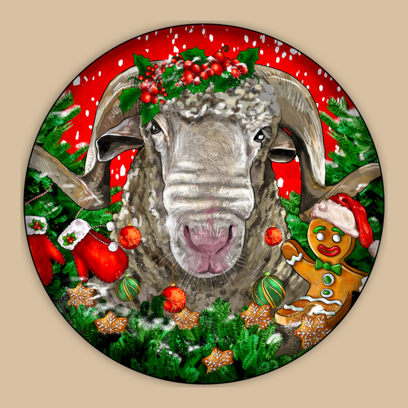 Christmas Rambouillet Sheep Heavyweight Hoodie by LillyAllenDesigns | Teevron