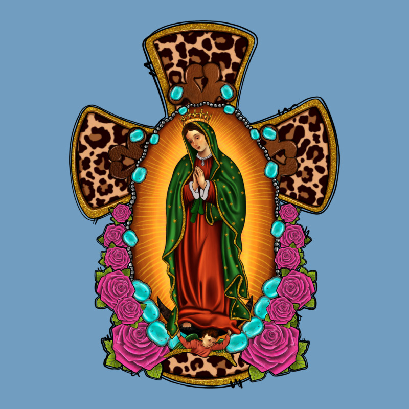 Our Lady Of Guadalupe Cross Urban Heavy Tee by JahusDesignShop | Teevron