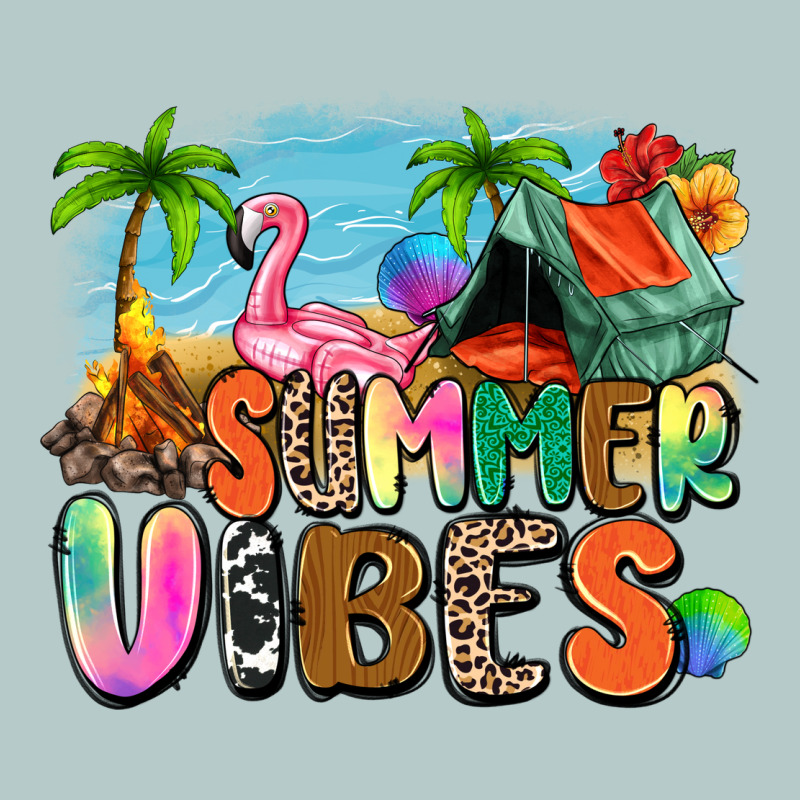 Summer Vibes Camp Heavy Core Tee by Zillion Design Studio | Teevron