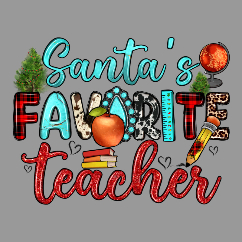 Santa S Favorite Teacher Vintage Hoodie by JahusDesignShop | Teevron