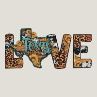 Love Texas Map Sunflower Leopard Cowhide Heavy Core Tee | Teevron