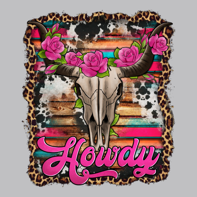 Howdy Valentine's Day Bull Skull Long Sleeve Tee by Jasminsmagicworld | Teevron