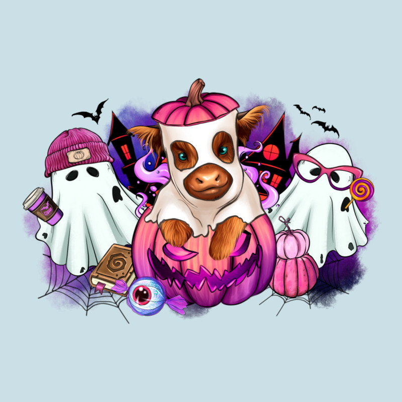 Halloween Ghost Heifer Ladies Tee by RanaPortraitStore | Teevron