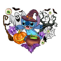 stitch heart halloween | Teevron