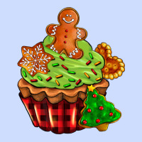Christmas Cookie Cupcake Urban Heavy Tee | Teevron
