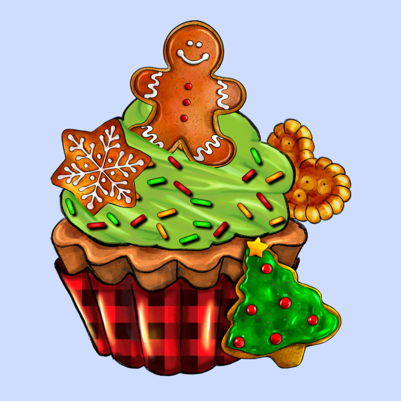 Christmas Cookie Cupcake Urban Heavy Tee by AdoDesignShop | Teevron
