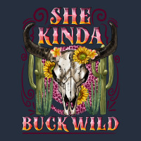 She Kinda Buck Wild With Bull Skull Zipper Hoodie | Teevron