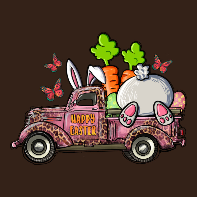 Happy Easter Pink Truck With Bunny Heavy Core Tee by RanaPortraitStore | Teevron