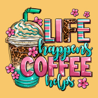 Life Happens Coffee  Helps Vintage Hoodie | Teevron