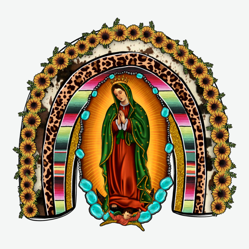 Our Lady Of Guadalupe Rainbow Urban Heavy Tee by JahusDesignShop | Teevron