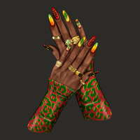 Juneteenth Nail Art With Afro Hand Heavy Core Tee | Teevron