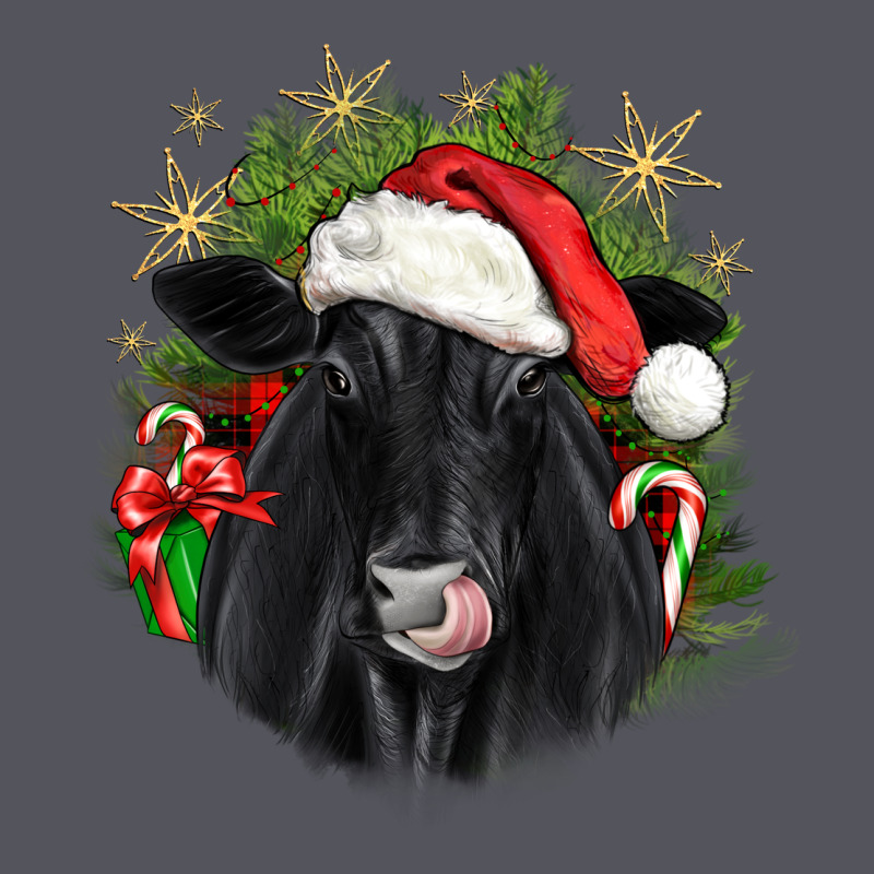 Christmas Black Angus Vintage Hoodie by JahusDesignShop | Teevron