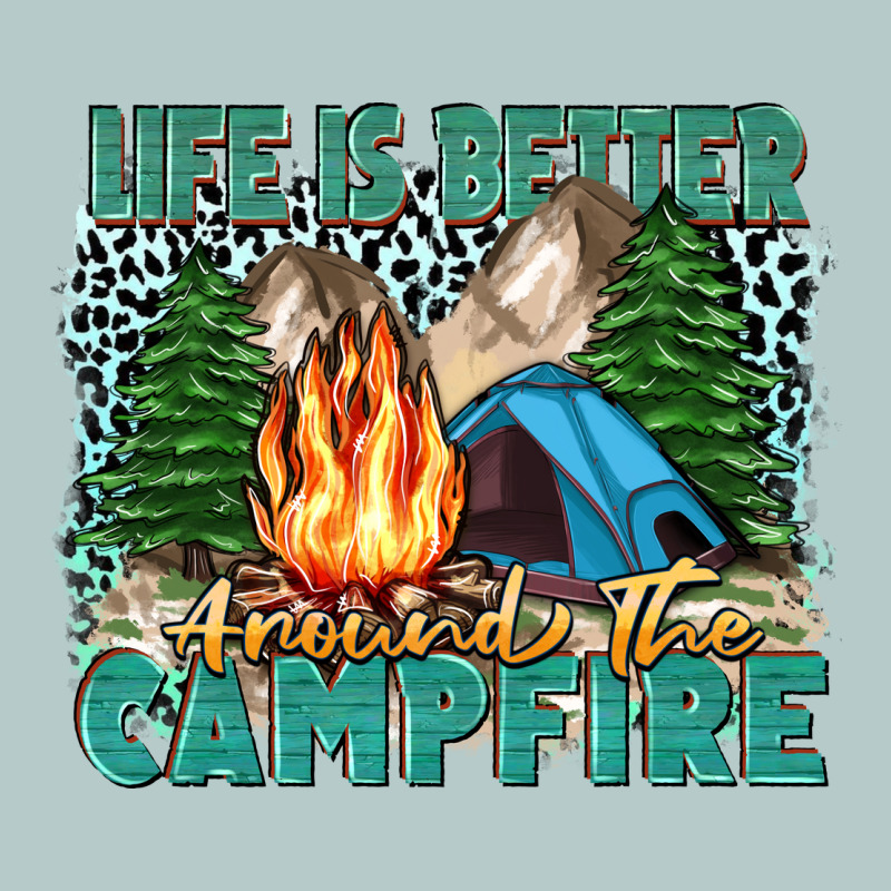Life Is Better Around The Campfire Heavy Core Tee by Zillion Design Studio | Teevron