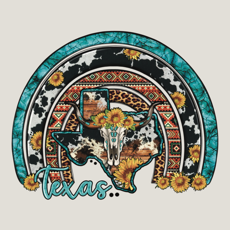 Texas Map Sunflower Leopard Cowhide Aztec Turquoise Gemstone Rainbow Heavy Core Tee by Artiststas | Teevron