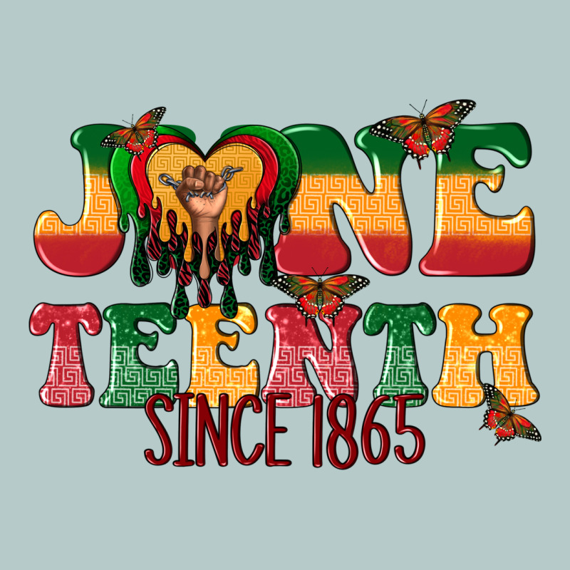 Juneteenth Since 1865 With Heart Heavy Core Tee by texasbilliewilder | Teevron