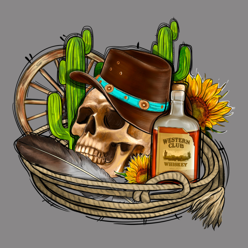 Cowboy Cactus  Sunflowers Whiskey Vintage Tee by AdoDesignShop | Teevron