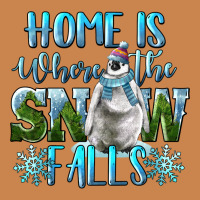 Home Is Where The Snow Falls Winter Penguin Heavyweight Hoodie | Teevron