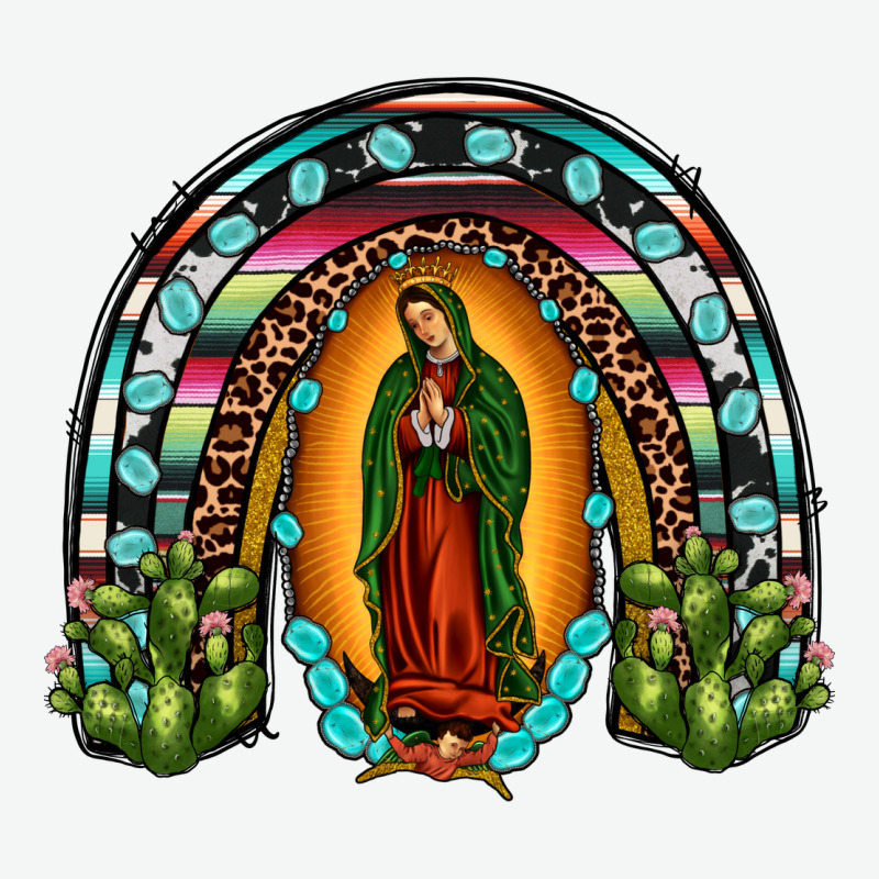Our Lady Of Guadalupe Rainbow Urban Heavy Tee by JahusDesignShop | Teevron