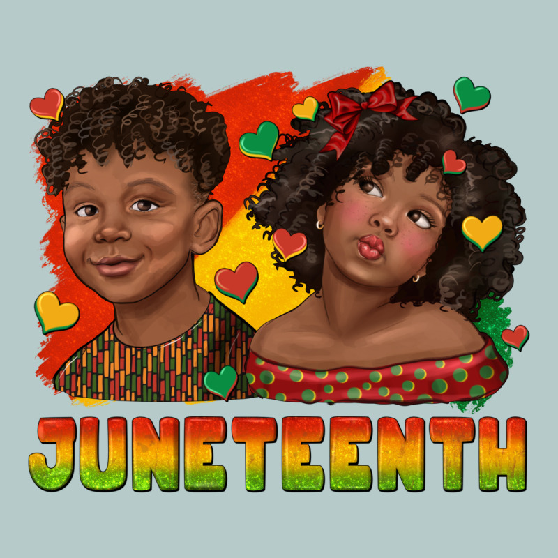 Juneteenth With Afro Black Kids Heavy Core Tee by texasbilliewilder | Teevron