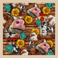 Cow And Western Seamless Pattern Heavyweight Sweatshirt | Teevron